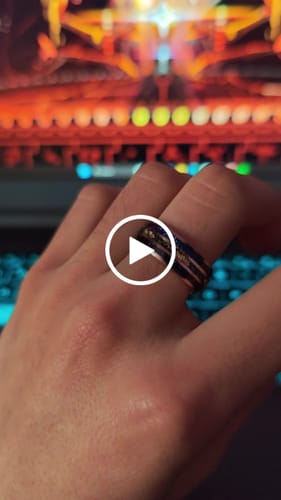 Reseña con vídeo de un cliente sobre Anillo Aura Carburo de Tungsteno