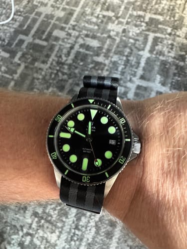 Customer photo review of HD Bond Nylon Watch Strap