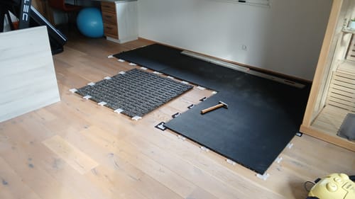 Customer photo review of 1m² MaxProtect Bodenschutzmatte 20mm