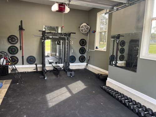 Customer photo review of Major Fitness B52 All-In-One Home Gym Smith Machine