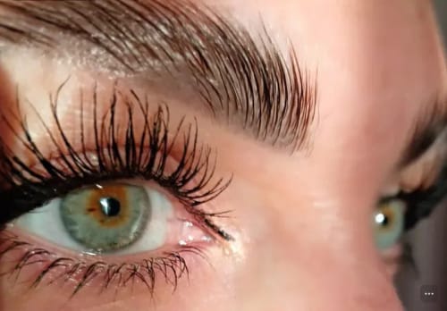 Customer photo review of Toplash eyelash and eyebrow growth serum — 3ml