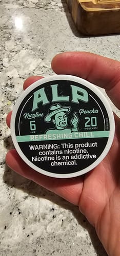 Customer photo review of Refreshing Chill Nicotine Pouches