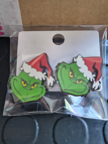 Customer photo review of Aretes navideños mod4