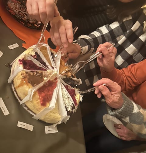 Customer photo review of Ultimate Cheesecake Sampler