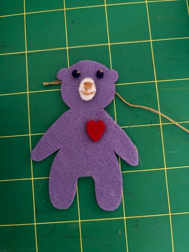 Customer photo review of Premium Wool Blend Craft Felt Sheets - Value Packs