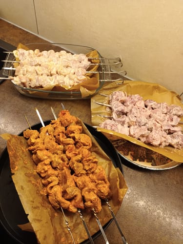 Customer photo review of Hähnchen-Schaschlik Original – zart mariniert & grillfertig | mySchaschlik