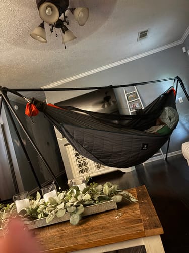 Customer photo review of Turtlebug Camper Hammock Stand