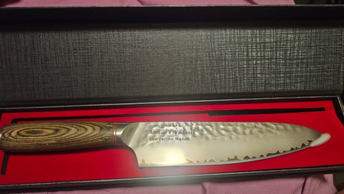 Customer photo review of Cuchillo Parrillero Acero Alemán 3 capas hoja 20 PATAGÓN - VIVA EL ASADO