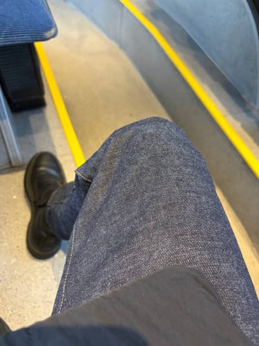 Customer photo review of 15 oz Heavyweight Selvedge Denim Jeans