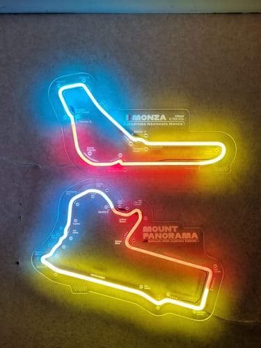 Customer photo review of Mount Panorama Neon Race Track