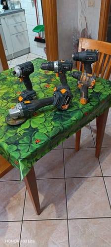 Customer photo review of 18V Cordless Heat Gun with Digital LCD Display