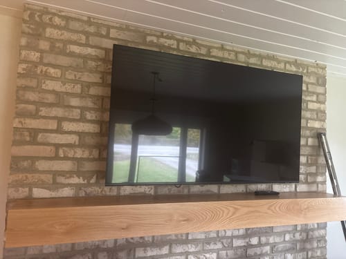 Lisa B. review of White Oak Fireplace Mantel image 1 out of 1