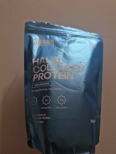 Customer photo review of Halal Collagen Protein