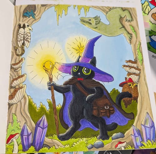 Customer photo review of Ohuhu Halawa Series 72 Colors Oil-based Colored Pencils