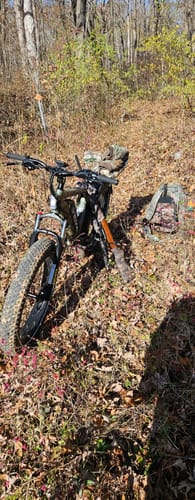 Customer photo review of SN100 26 Inch Hunting Fat Tire E-Bike