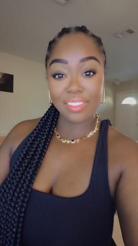 Customer photo review of Gold Solstice Gemstone Bundle (Necklace & Bracelet)