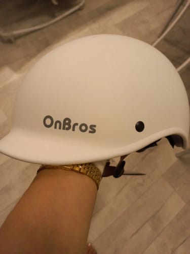 Customer photo review of Casque Urban Ride – Un casque de vélo élégant et confortable