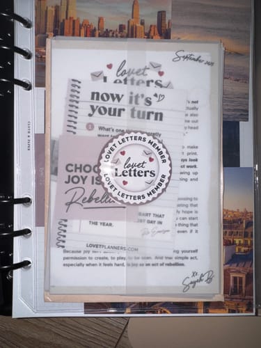 Customer photo review of Lovet Letters: The Monthly Mail Club