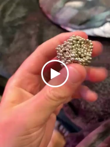 Customer video review of SPEKS ALL SILVER - Original Magnetic Balls
