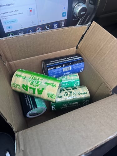 Customer photo review of Spearmint Nicotine Pouches