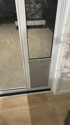 Customer photo review of Pet Door Inserts