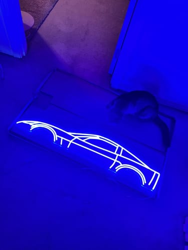 Customer photo review of Corvette C6 Neon Silhouette