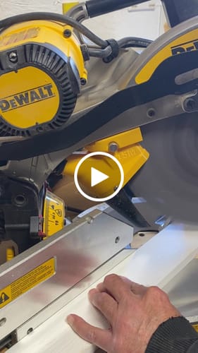 Customer video review of Dewalt DW715/716 12" Non-Sliding Miter Saw Dust Collection