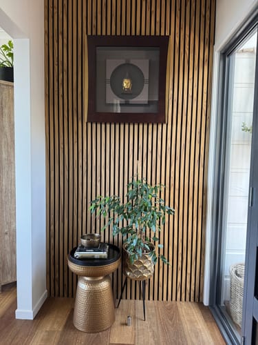 Customer photo review of Classic Walnut | Acoustic Panel