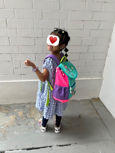 Customer photo review of The Rascals Bag - Cotton Candy