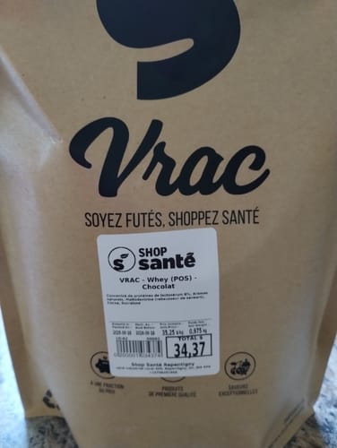 Customer photo review of VRAC - Whey (1lb)