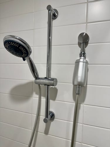 Customer photo review of Evolved H2O™ Advanced Shower filter