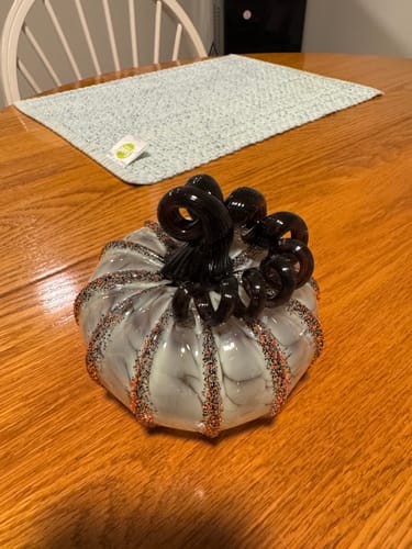 Customer photo review of Sleepy Hollow Squat Pumpkin