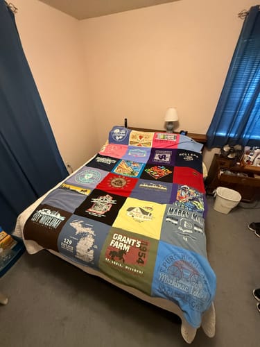 Customer photo review of Original Blanquilt™ / T Shirt Quilts
