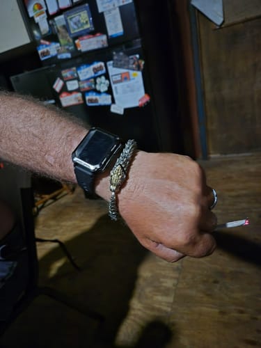 Customer photo review of JÖRMUNGANDR - The World Serpent Bracelet | Handcrafted Viking Jewelry