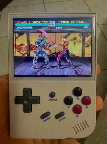 Reseña con foto de un cliente sobre Consola Retro Anbernic RG35XX