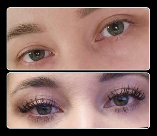 Customer photo review of Toplash eyelash and eyebrow growth serum — 3ml