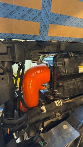 Customer photo review of RPM Polaris RZR Pro R 5PLY Silicone HD Intake Tube / Throttle Body to Air Box