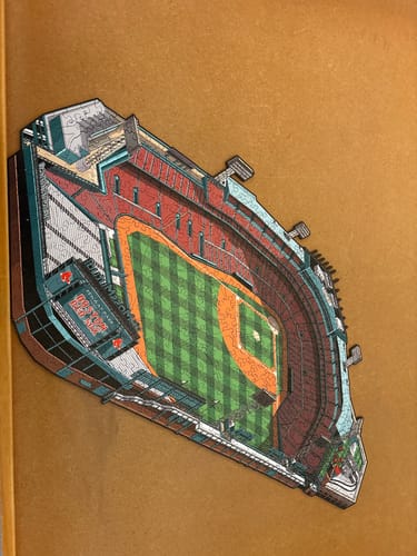 Customer photo review of Boston Red Sox™ Fenway Park Stadium - Wooden Puzzle