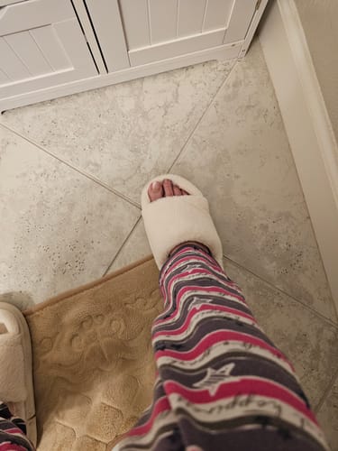 Customer photo review of Cloud Slides - Fuzzy Fur