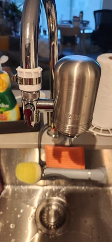 Customer photo review of Evolved H2O™ Advanced Tap Filter