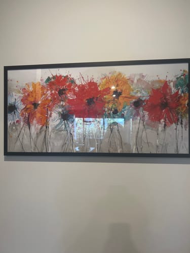 Customer photo review of ABSTRACT FLOWER FIELD