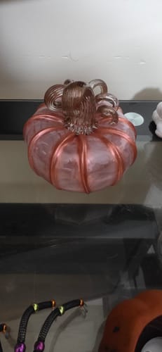 Customer photo review of Breast Cancer Awareness Pumpkin 2025