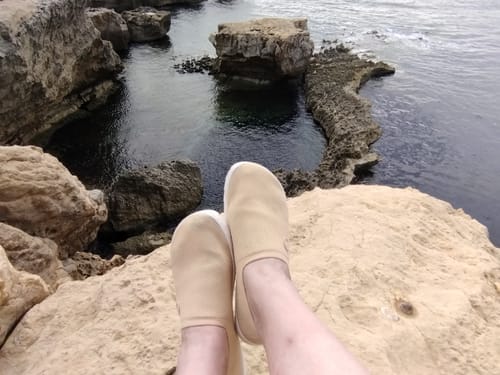 Customer photo review of Vaistoa Lempeä 2 slip on -paljasjalkakengät