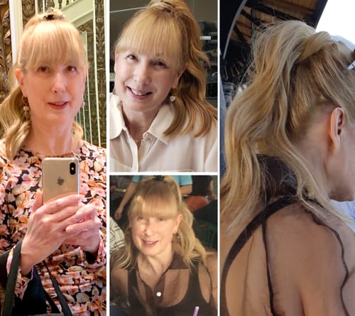 Customer photo review of Vivica A Fox Salon Look Two in One Bang N Pony - BP-YUNA