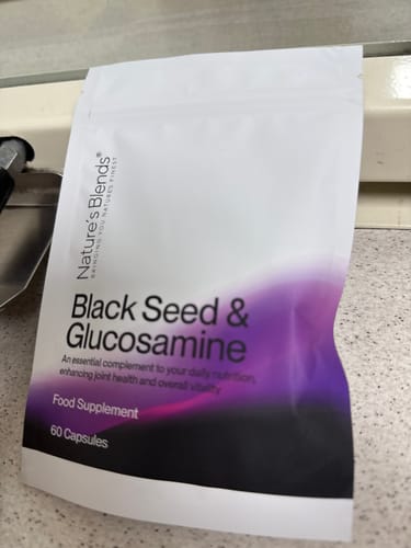 Customer photo review of Black Seed Oil & Natural Glucosamine Capsules