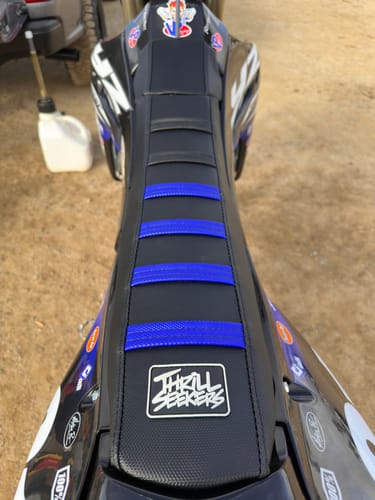 Customer photo review of Custom Seat Cover: 2021 Yamaha YZ250F