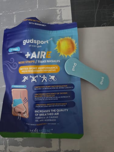 Customer photo review of Gudsport® Nose Strips (Light Blue)