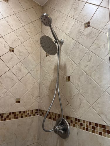 Customer photo review of 3-Spray Dual Shower Head Set