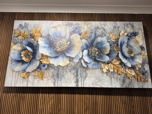 Customer photo review of MYSTIC BLUES CANVAS