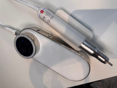 Customer photo review of O NAIL AI Precision Nail Drill -White